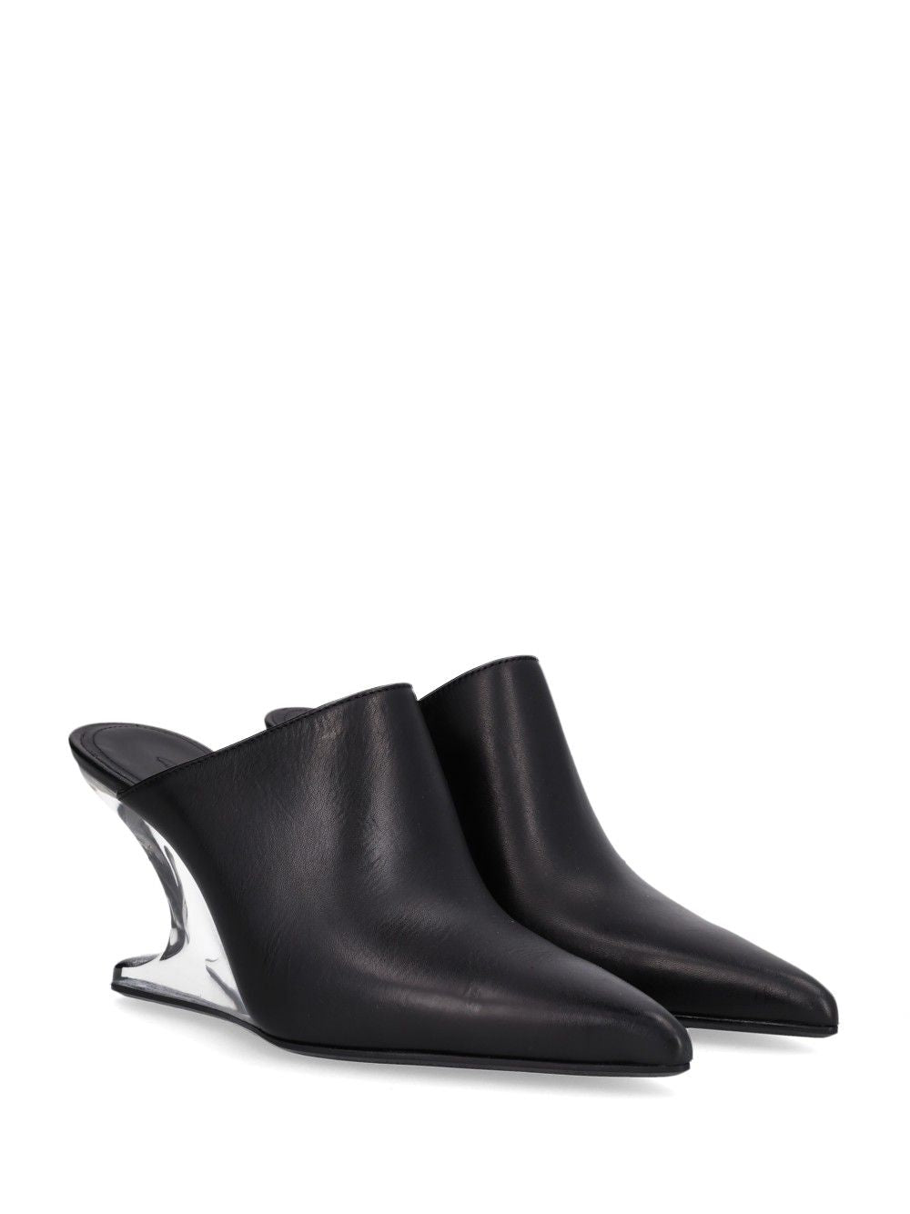 Rick Owens Cantilever 8cm Sabato Sharp Sandals - Black | 7975aa49810c95ea77d77926aac90ae48285d9b6