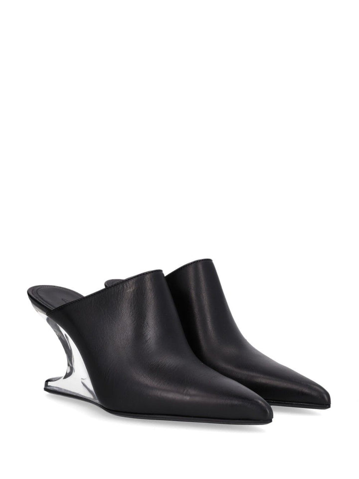 Rick Owens Cantilever 8cm Sabato Sharp Sandals - Black | 7975aa49810c95ea77d77926aac90ae48285d9b6