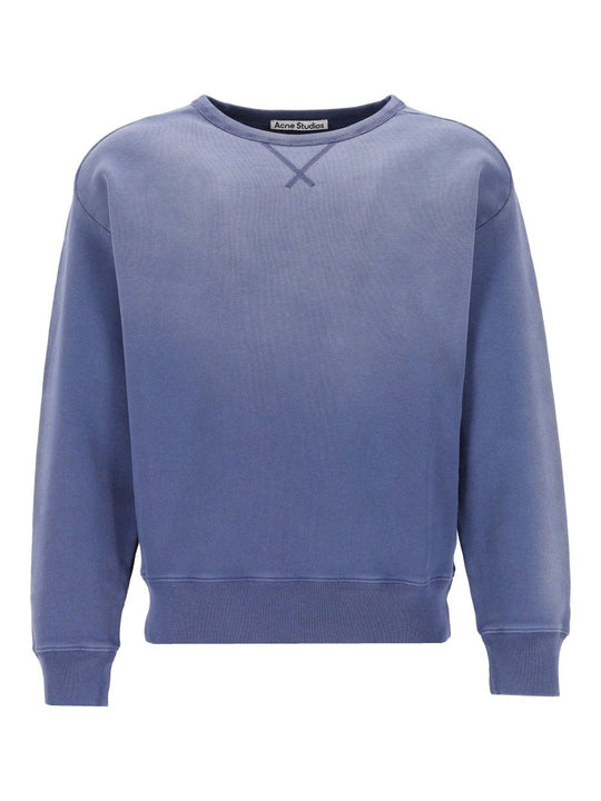 Fema U Sunkissed Crew-Neck Sweatshirt Knitwear Blue
