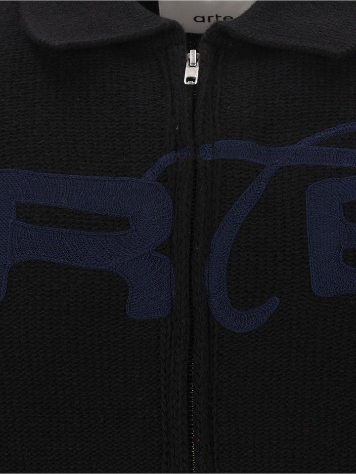 Arte Energy Cardigan Knitwear - Black | 5b2059f71ade80918ab774ac49ab7ab4c7522b9b