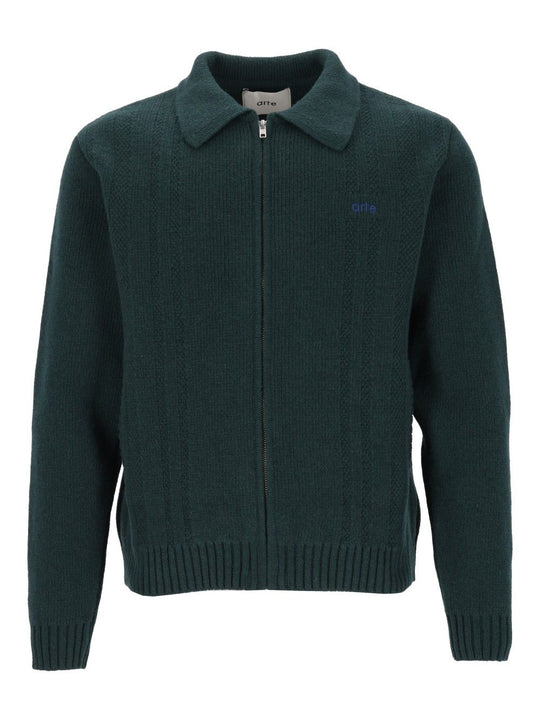 Colour Line Cardigan Knitwear Green