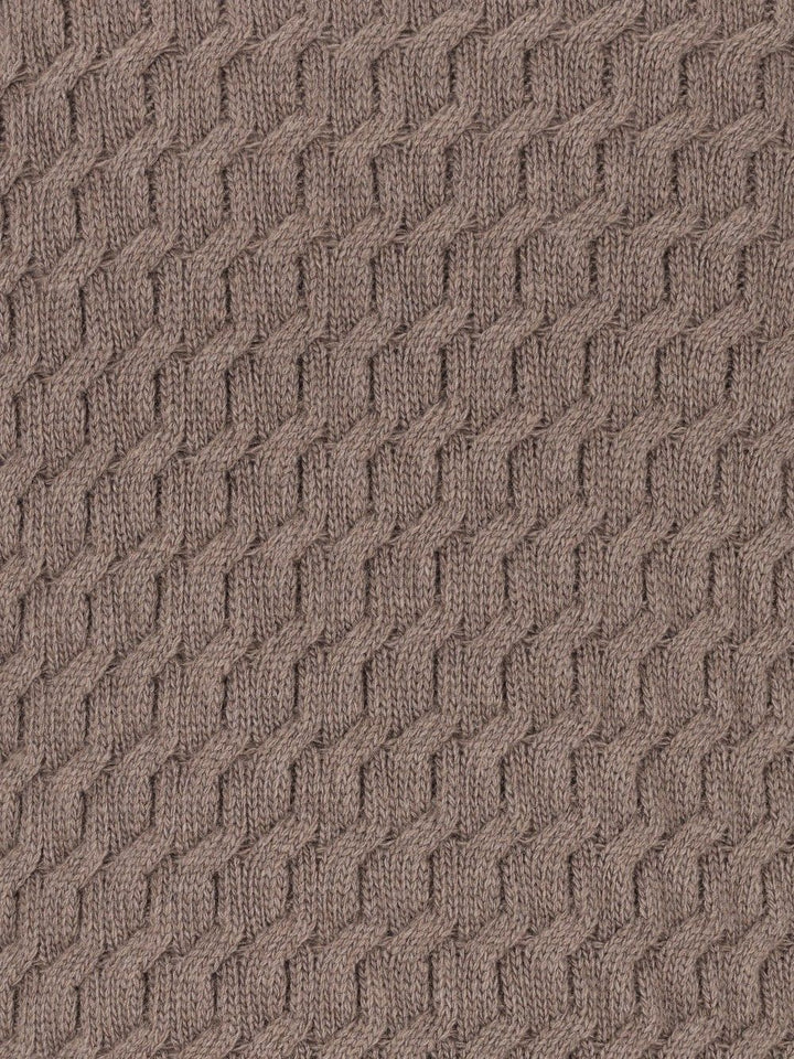 Al Duca D'Aosta Giro Treccia 3d 100 Lana Knitwear - Brown | 0eaeff939b789200a48117d41d1ee2e6fba13df9