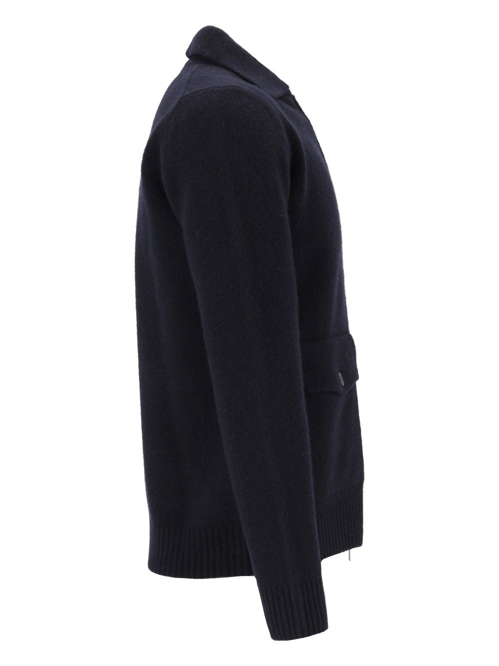 Al Duca D'Aosta Cardigan Zip 2 Tasche 93 Lana 6 Pa 1 Elastan Knitwear - Blue | 82070b7c9ef3ef1d10de914a5f7d84409dd11e0c