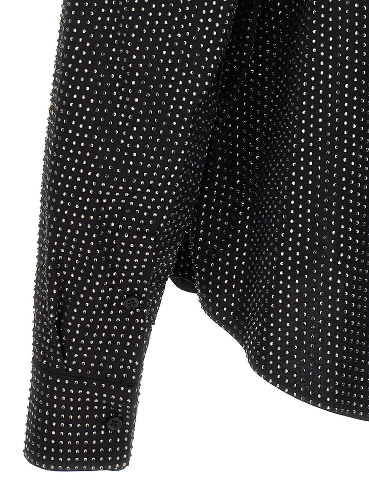 Giuseppe Di Morabito Rhinestone Shirt Shirt and Blouse - Black | 1df7717c6767ea337812642e2a722ed8393ea36b