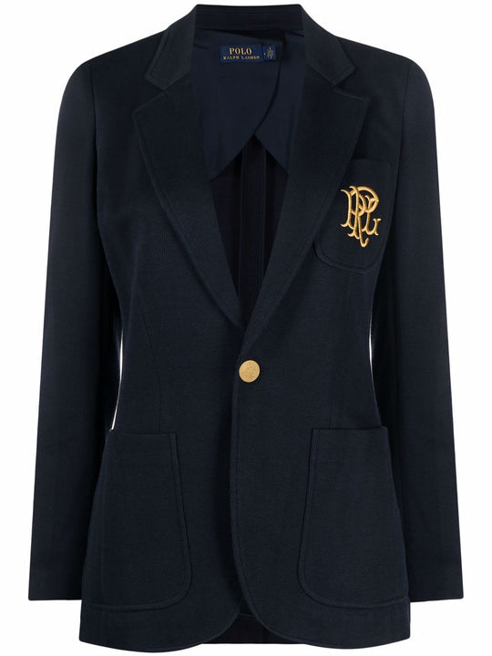 Double-Knit Jacquard Blazer