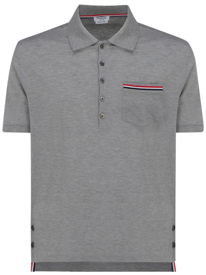 Thom Browne Polo - Grey | 91ff52aa5add5319de26647d0e77782b2e9706b8