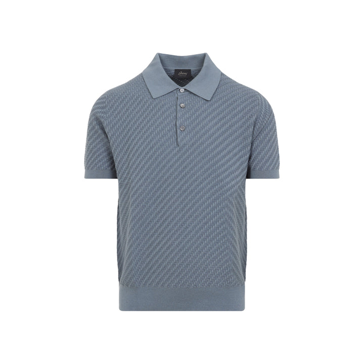 Brioni Polo - Blue | b12aa623e2f52f21dfb32668a13f290480b4cff1