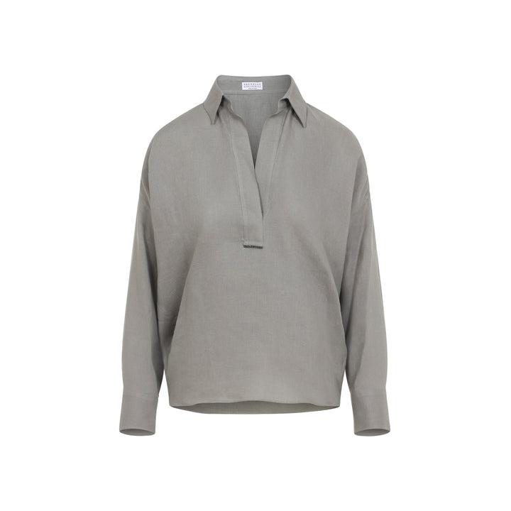 Brunello Cucinelli Blouse - Green | 513008bb7a696c803c914cd255e288c414afdaab