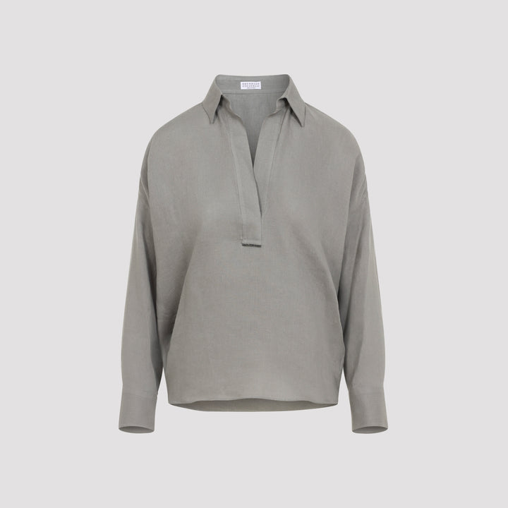 Brunello Cucinelli Blouse - Green | 511dea64afd81c8d9ff01a473d3aa82bb35277c1