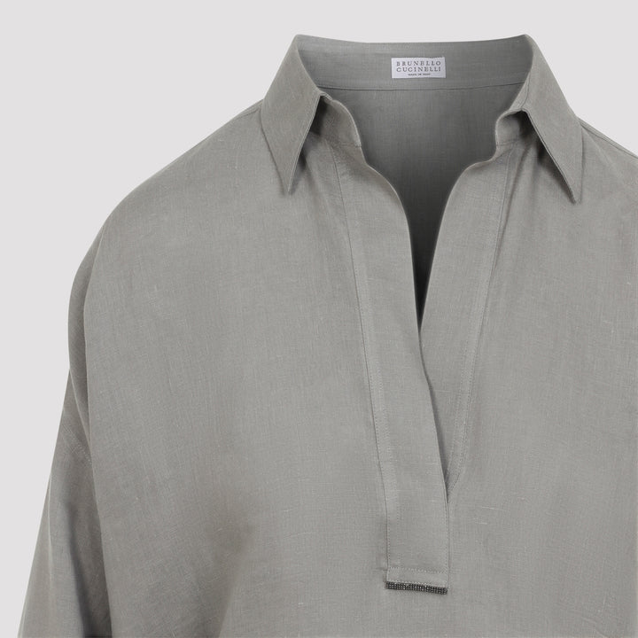 Brunello Cucinelli Blouse - Green | 7feb49b23df47ca18c16dc28cec8d1033fdccd72