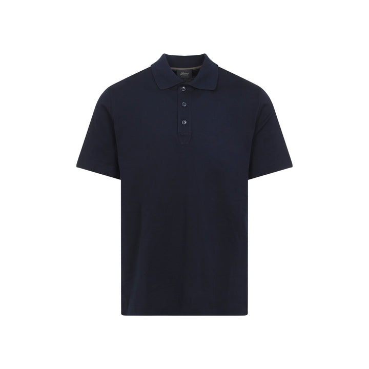 Brioni Polo - Blue | e9d8365beee9099f78ed55429fa6dbae038c37f1