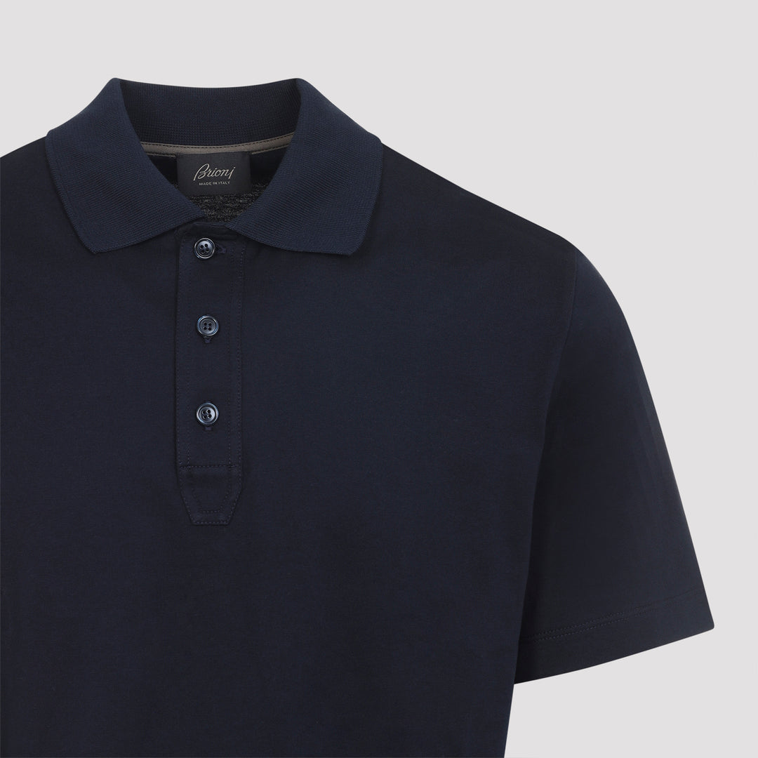 Brioni Polo - Blue | 2d61633b62c01aa10bc7939c2fc69c90fba76334