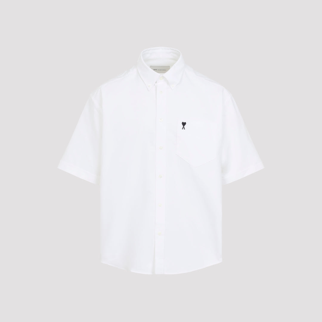 Ami Paris Shirts - White | 8c889573f814574cfcd4fc12c1ffd3b92a31e4f9