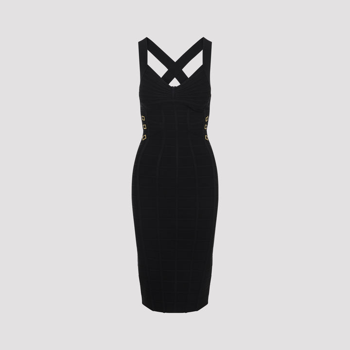 Elisabetta Franchi Midi dresses - Black | f3c12e570082e68717c6076794c87aaf6c3bf3b9