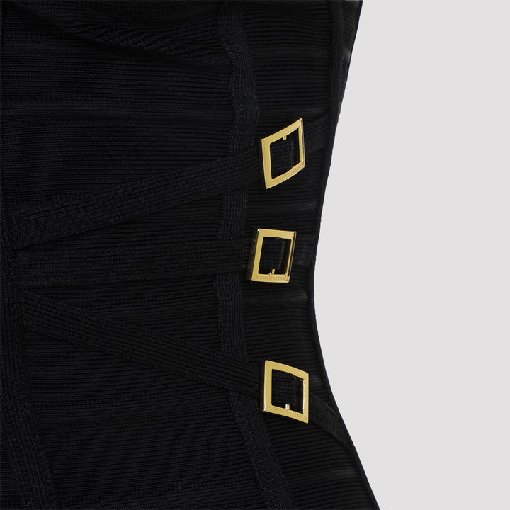 Elisabetta Franchi Midi dresses - Black | 1f4de8196a722068888b11210f3092ea42cfbad4