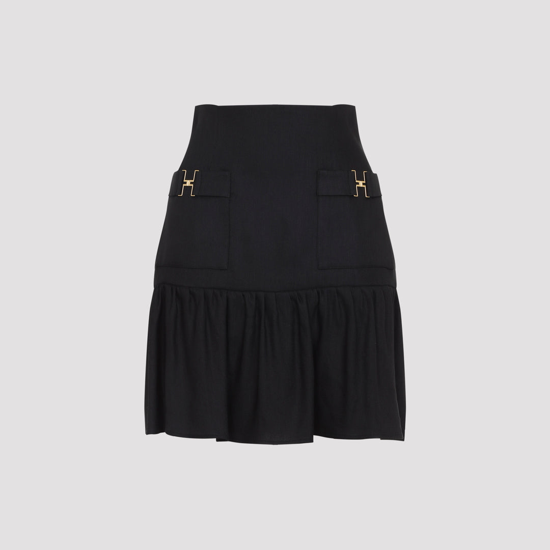 Elisabetta Franchi Mini skirts - Black | d91079e62de81f20a863f9cb5d0b2271c4b096c7
