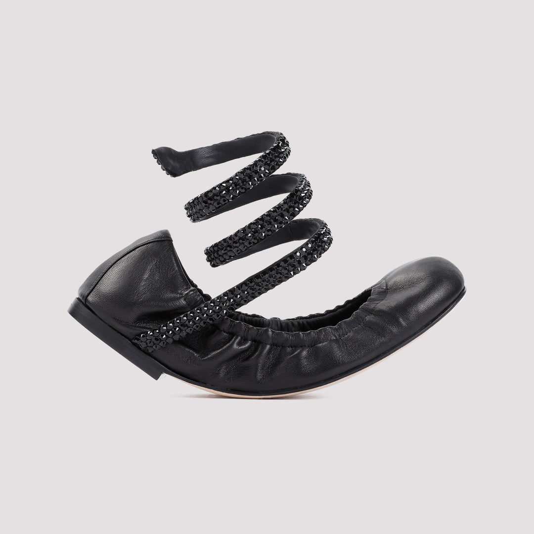 Rene` Caovilla Ballerinas - Black | af94db02f47b68bbd2f96a02cee0b0e2574af65a