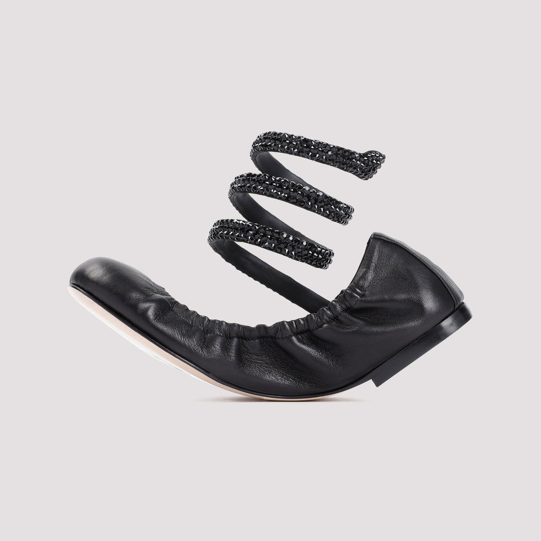 Rene` Caovilla Ballerinas - Black | dd0987ad81df6ea994a5e41953b9a5426b286c7a