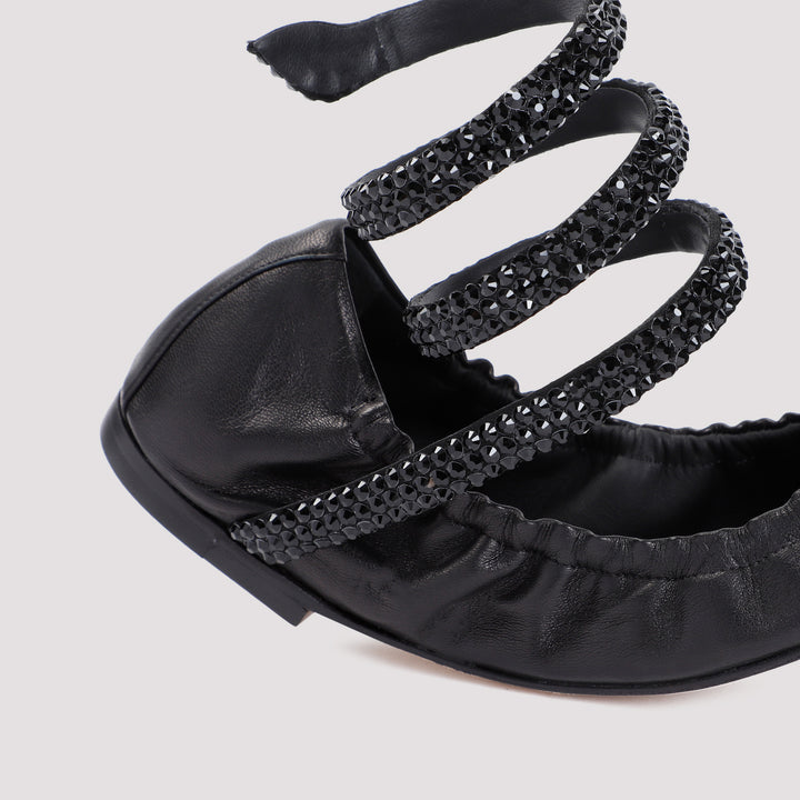 Rene` Caovilla Ballerinas - Black | 84217642c5ce0f2b044e167b65bd823dee0de480