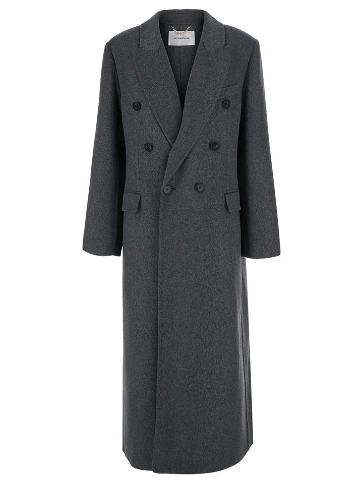 Victoria Beckham CAPPOTTO - Grey | cc49e6aa2d0eeb75ac368d4f18cb50520403d4ec