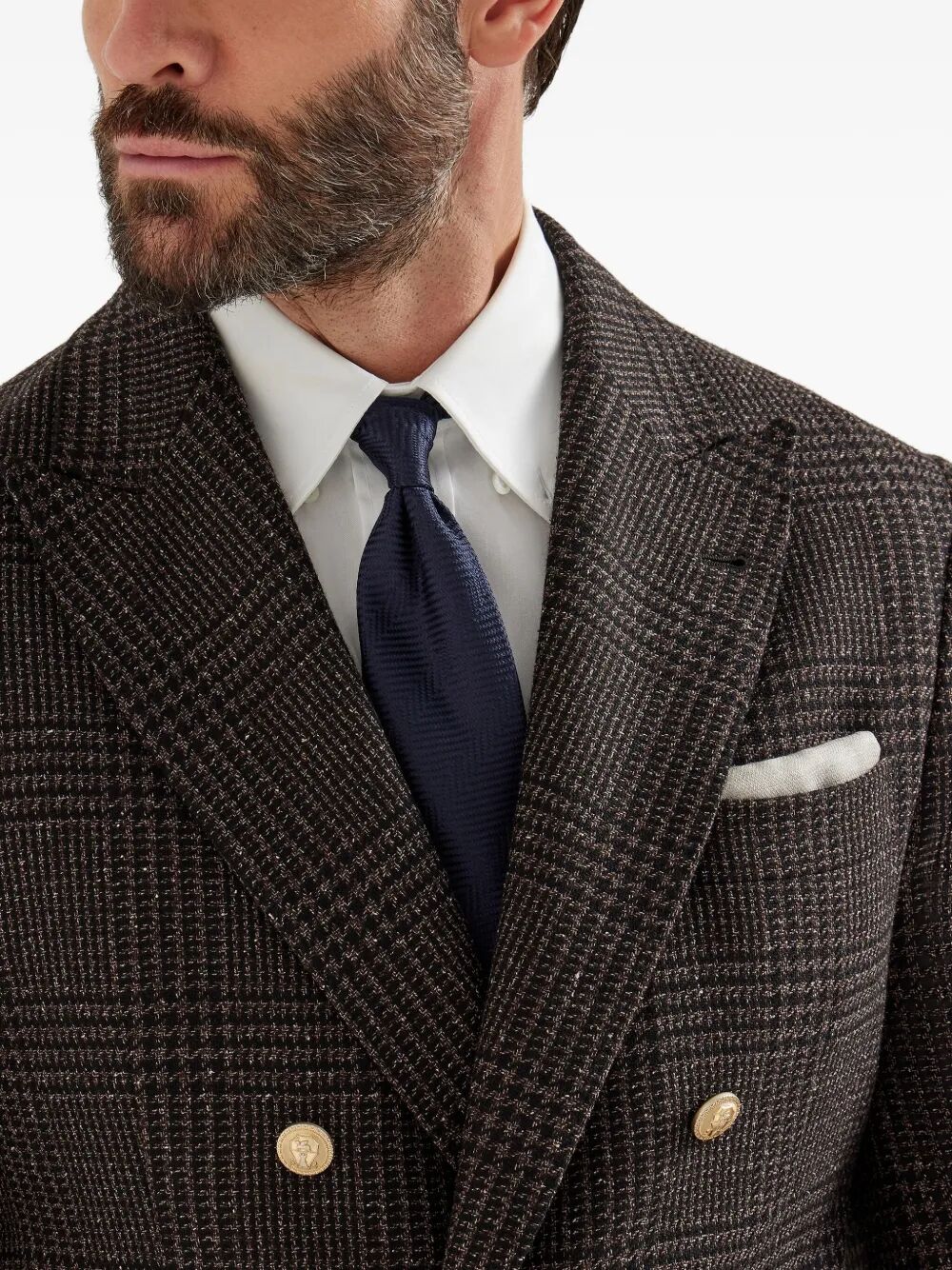 Brunello Cucinelli Blazer - Brown | f6414a0c4f0b27d16cbc56cd352653d801648706