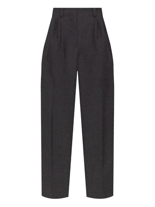 Pleated Wool Trousers