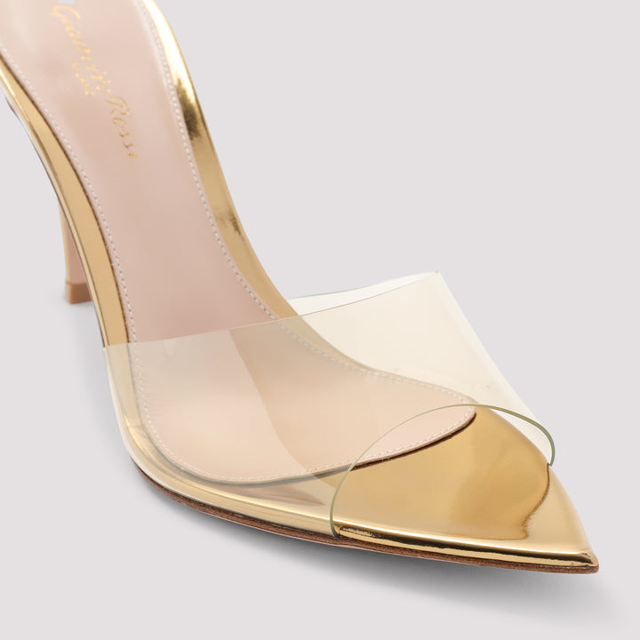 Gianvito Rossi Mules - Metallic | b030cda6f6ea7bdbbe59bdedf55e81cfb01220a2
