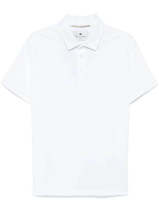 Pegaso-Embroidered Polo Shirt