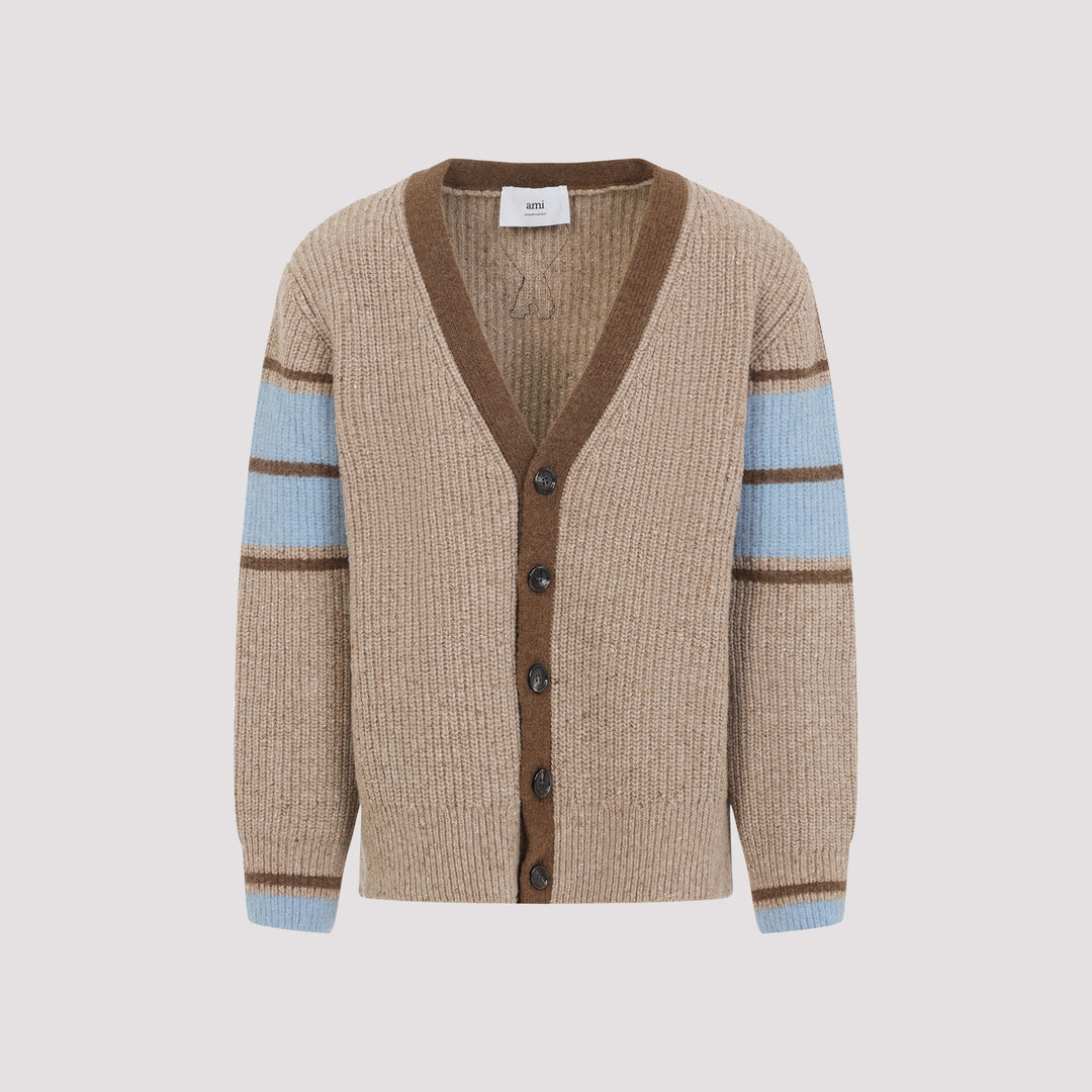 Ami Cardigan - Brown | 6000949287c62b1f6a4bd84ed1c3237fb71ec45a