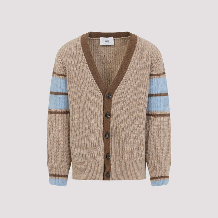 Ami Cardigan - Brown | 6000949287c62b1f6a4bd84ed1c3237fb71ec45a