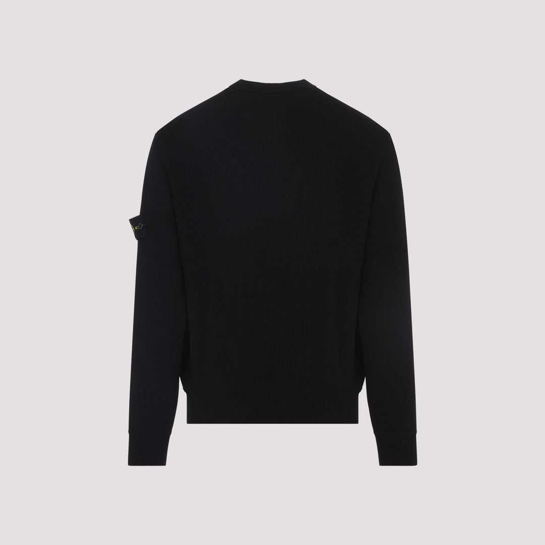Stone Island Sweater - Black | 85179e36edc0ecea70246ed7eec98476577a9616