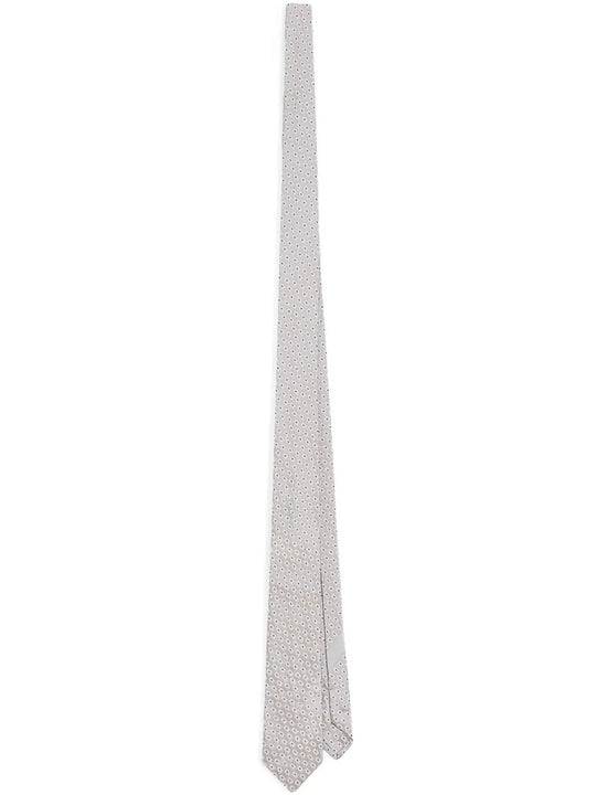 Martini Tie In Micro-Pattern Jacquard