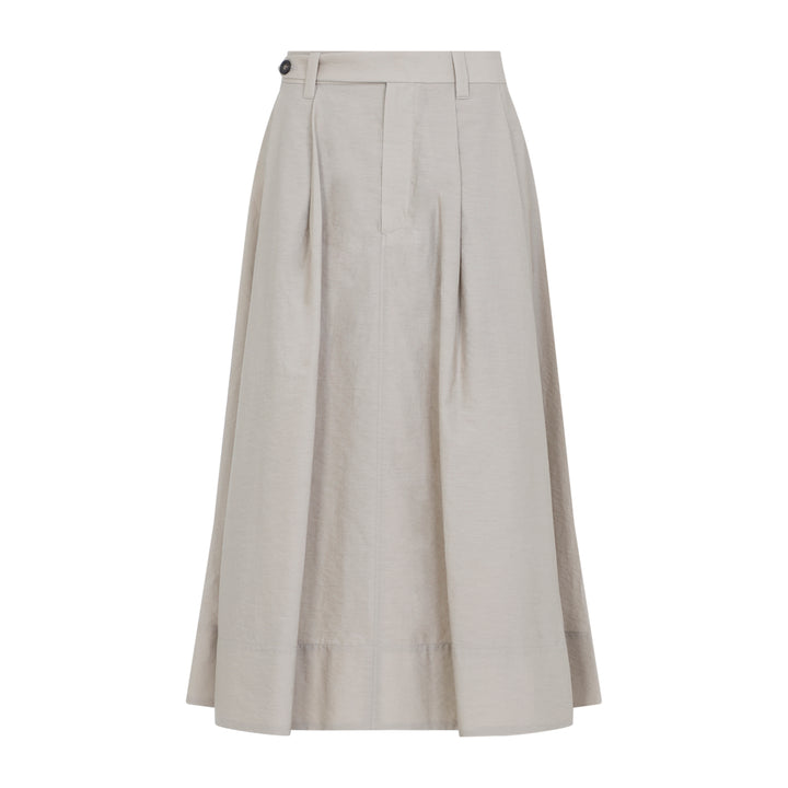 Brunello Cucinelli Midi skirts - Nude & Neutrals | 4dcea464b5835f648f89f2d269da7fd9213b73ff