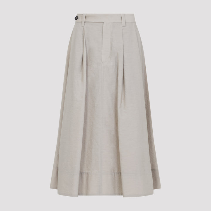 Brunello Cucinelli Midi skirts - Nude & Neutrals | e567e00aa9db551c32d43f0dbaa9fe9fb1ab53b1