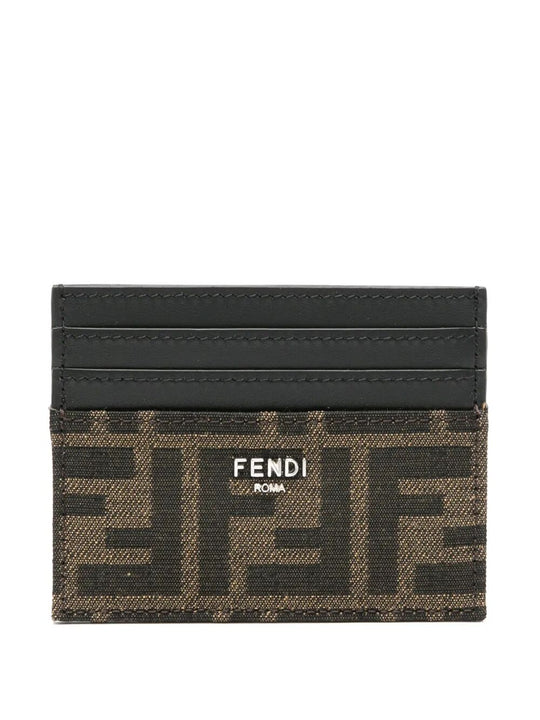 Ff Jacquard Fabric Card Holder