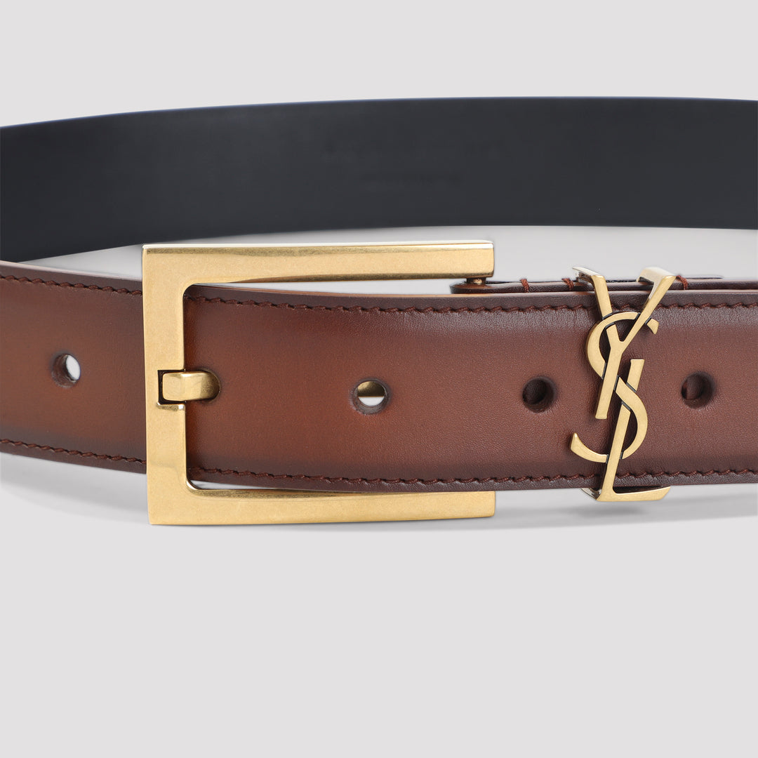 Saint Laurent Belts - Brown | cc78fc650c81b15533a24171fb5aa99bd19f959d