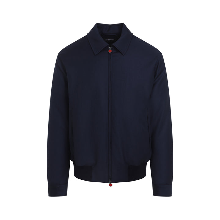 Kiton Bomber jackets - Blue | e20432a8f0c0758639e59d643eaa3f5eac429bcc