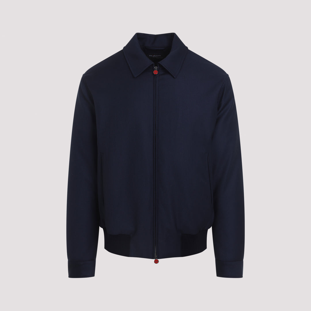 Kiton Bomber jackets - Blue | d5dbb7dbaf61a856e2de8073cadef8b8d5788c29