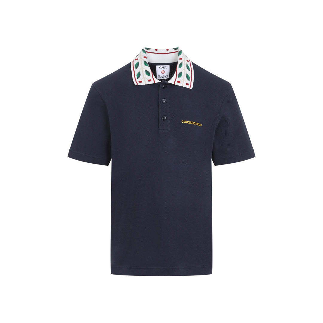 Casablanca Polo - Blue | 09daa92a224ab88c5f1b42120a6ef4f11cb8f4b1