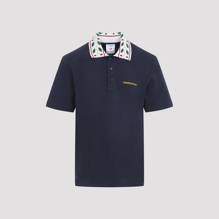 Casablanca Polo - Blue | 8b33e2d6fbd41ee05820f2d82f6e0c17598cae01