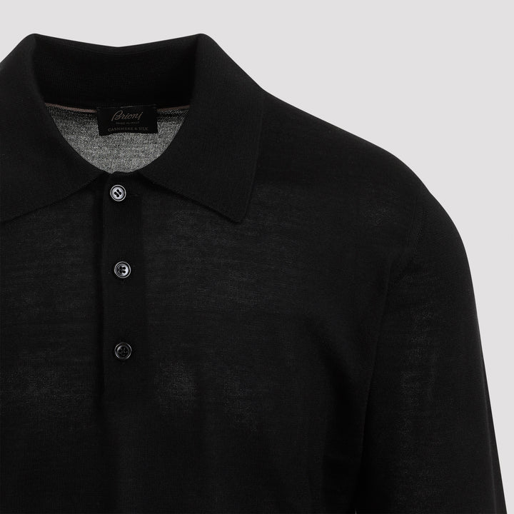 Brioni Polo neck - Black | 3966c4f15f7dd255ce7aee91d107bb77a6266e7e