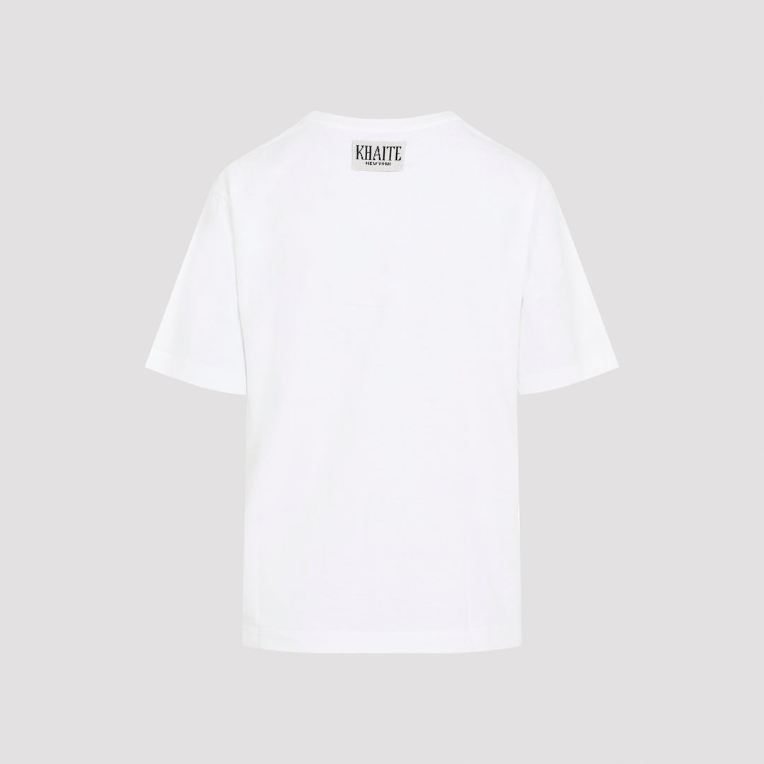 Khaite T-shirts - White | 8b17c538347d826535bcc8a886a1310f23e9f81f