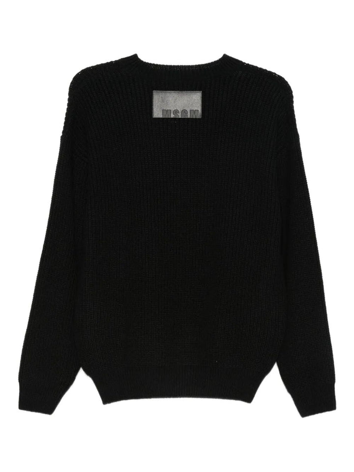 Msgm Sweater - Black | f97d093819c28594efb7391844cb31ca2ffe1a77