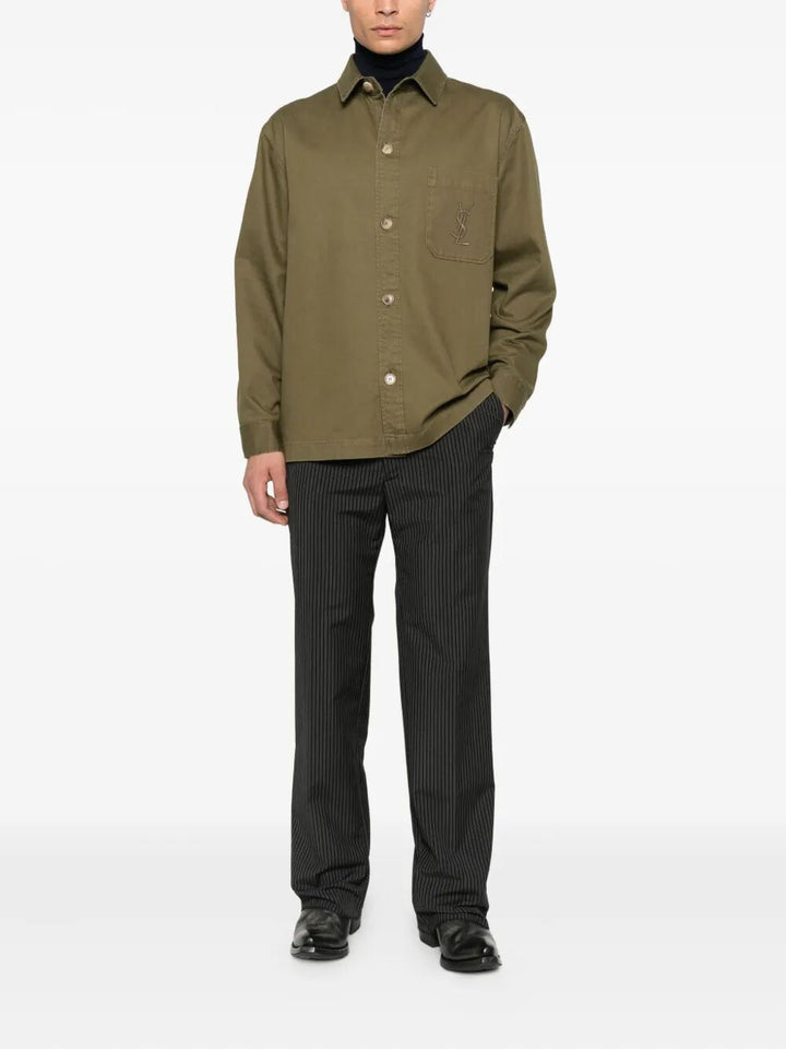 Saint Laurent Paris Plain - Green | 2fa0a20d541204decfb254e5eb85cff4858ffc9b