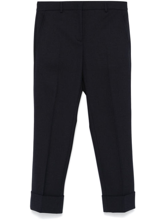 Tapered Wool Trousers