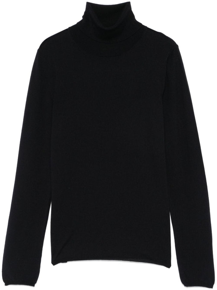 Zanone Turtle neck - Black | 76a89cd63c293ce44a713eeffe67732839eb454b