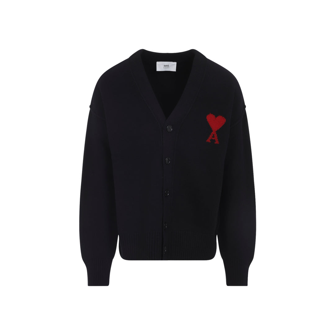 Ami Cardigan - Black | 4b4c3ae25b6af4c4133b6449192db54848ca1421