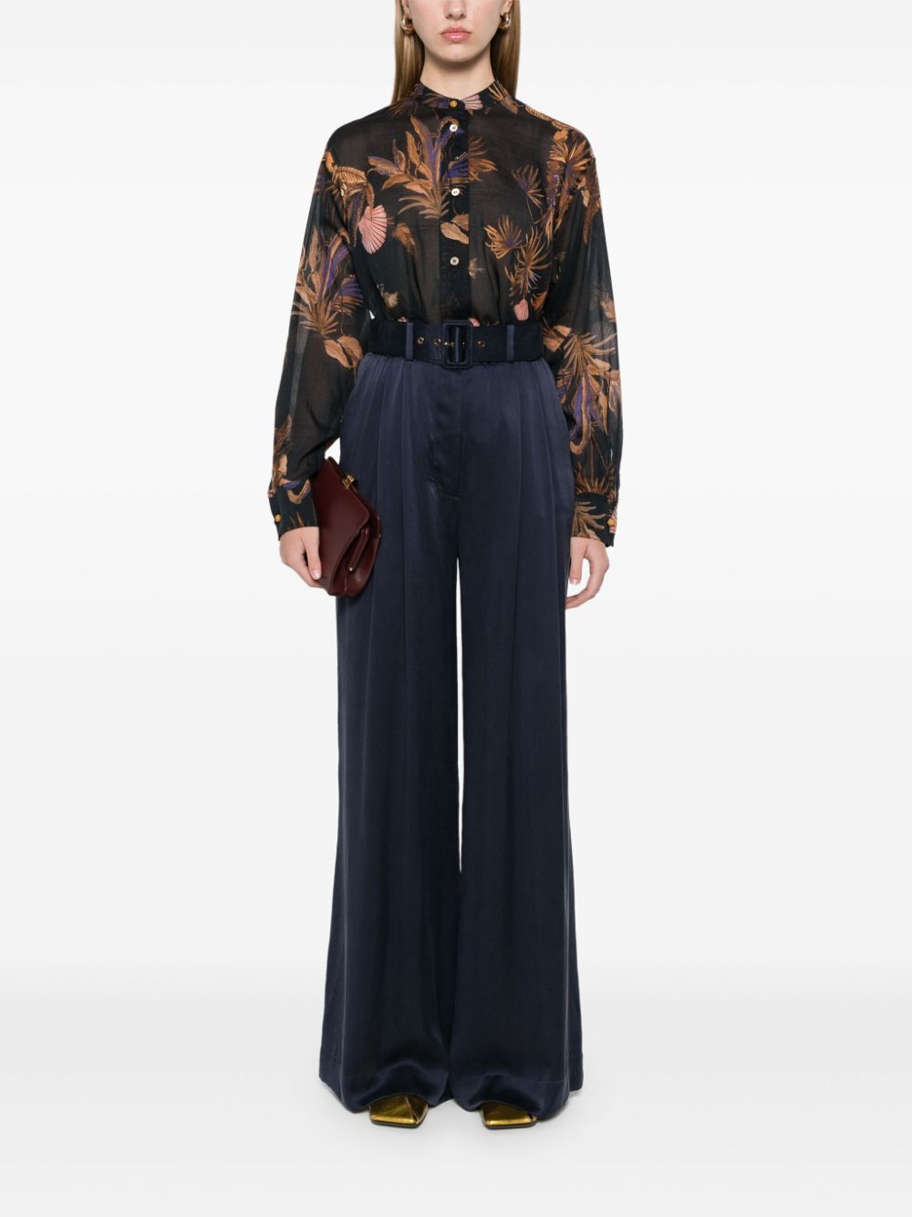 Zimmermann Wide leg - Blue | 6f5e645fb88fd4ca2fbfba07c2a5528b57650eba