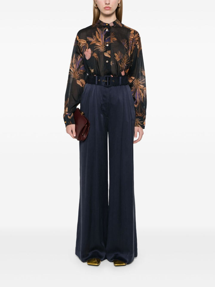 Zimmermann Wide leg - Blue | 6f5e645fb88fd4ca2fbfba07c2a5528b57650eba