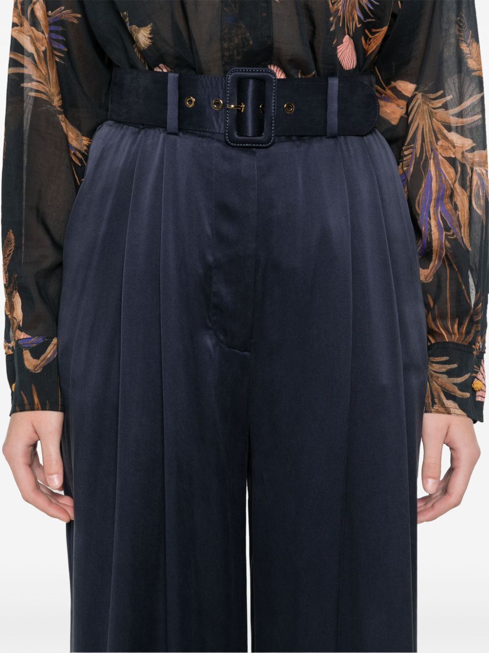 Zimmermann Wide leg - Blue | cd9224956a802c552b6283c8a6549810d1b362be